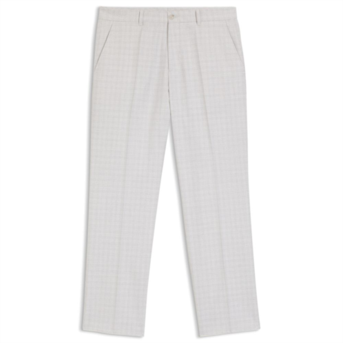 BOSS straight-fit pants in virgin wool and cotton