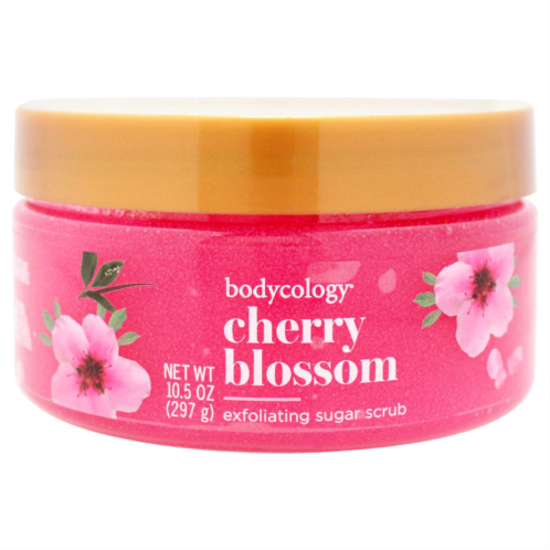 Bodycology exfoliating sugar scrub - cherry blossom by for women - 10.5 oz scrub
