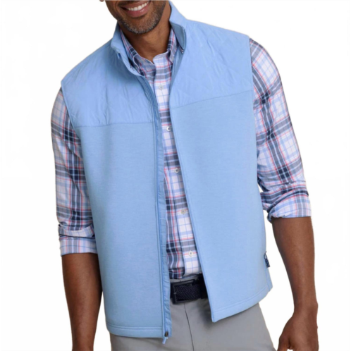 SOUTHERN TIDE waterfront quilted vest in ocean channel