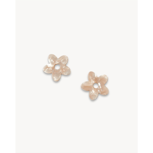 MACHETE petite flower charms in peach shell