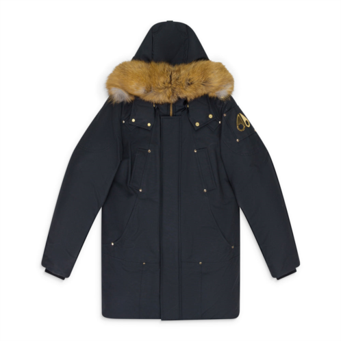 Moose Knuckles navy / gold stag lake parka