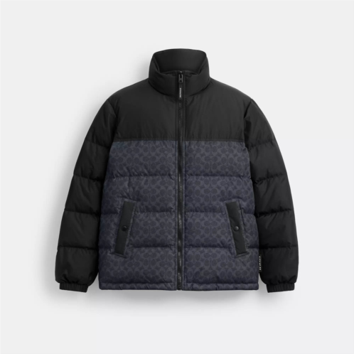 Coach Outlet signature down jacket in recycled polyester