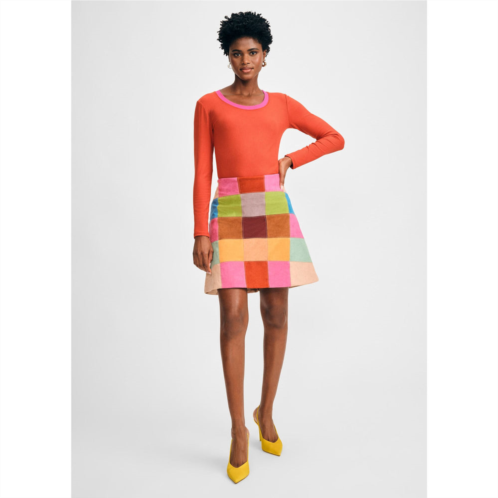 Isaac Mizrahi patchwork skirt