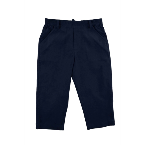 Florence Eiseman kids fake fly corduroy pant in navy blue