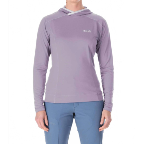 Rab force sun hoody in purple sage