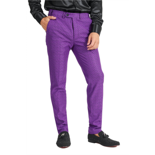 BARABAS roman affair pants in purple
