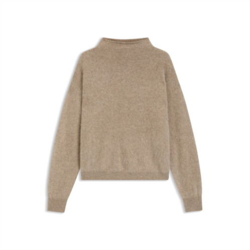 BOSS washed-cashmere sweater with high neck