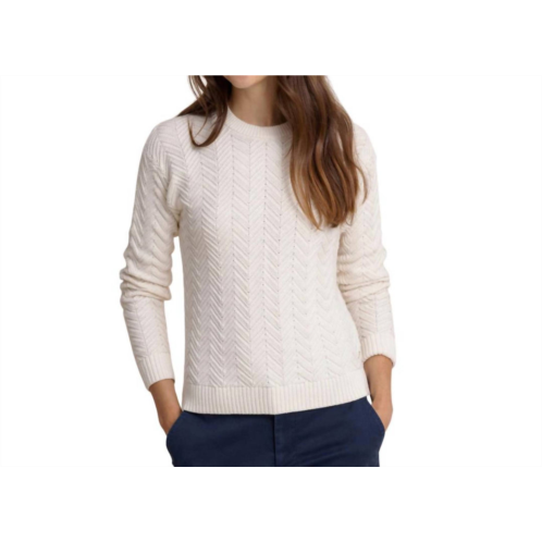 SOUTHERN TIDE saige sweater in sand white