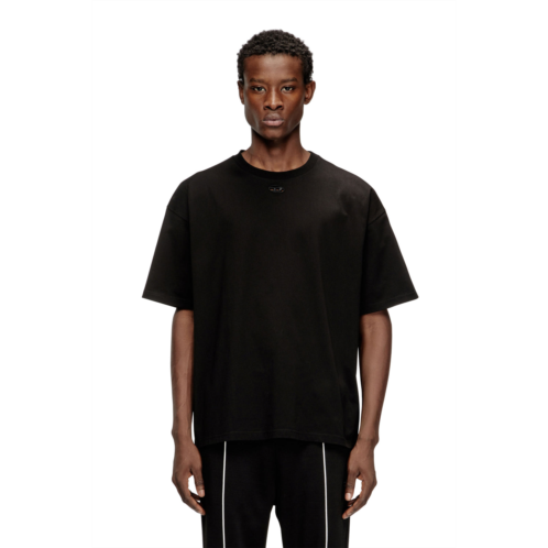 Diesel relaxed cotton t-shirt with oval d embroidery