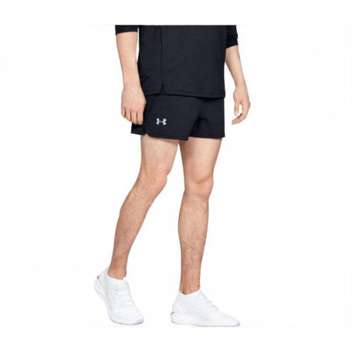 UNDER ARMOUR speed pocket reflective short in black