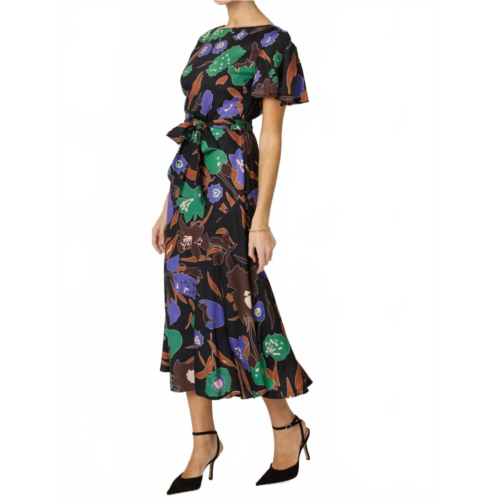 Cleobella perla midi dress in mariposa print