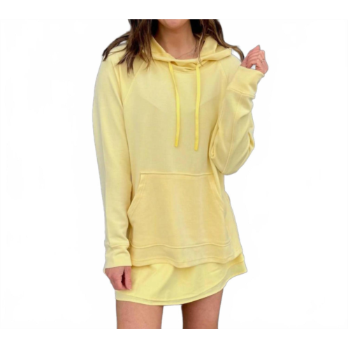 Mono b laguna lush hoodie in yellow