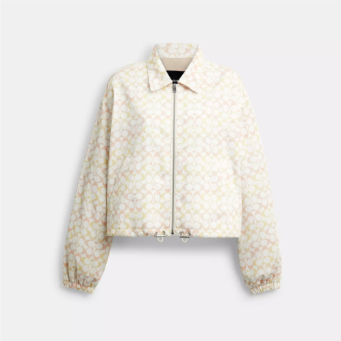 Coach Outlet signature blouson windbreaker in recycled polyester