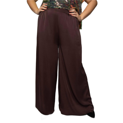 Nouvelle / Silk95five queensland pants - plus in chocolate
