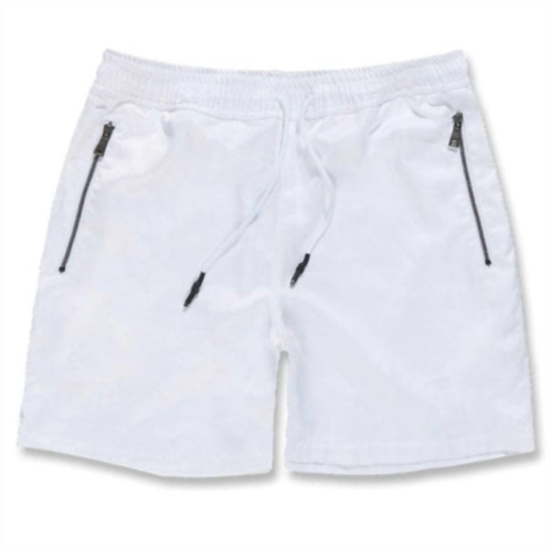 JORDAN CRAIG mens athletic lux short in white