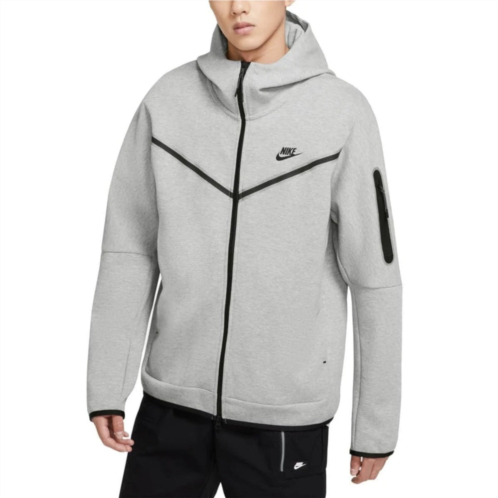 Nike sportswear tech fleece windrunner hoodie mens gray full zip fts1675
