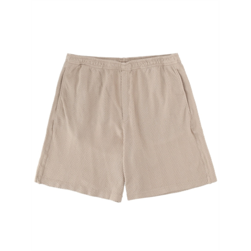 MISSONI beige herringbone cotton-viscose casual shorts