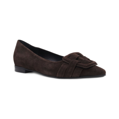 Aquatalia jojo waterproof suede flat