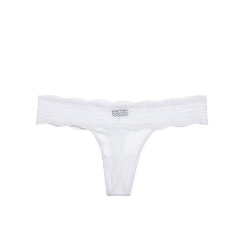 Cosabella womens dolce thong panty in white