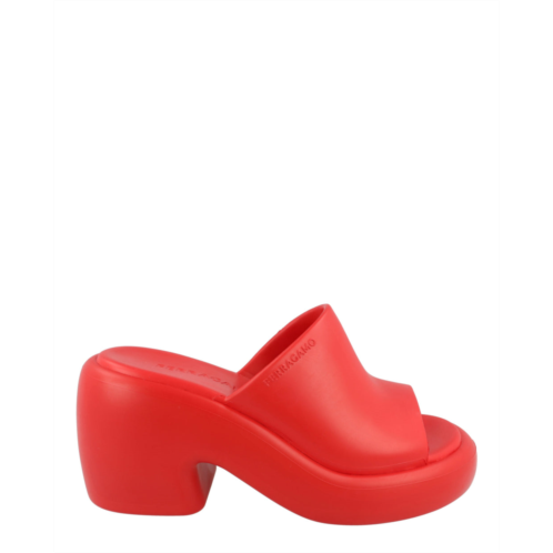Salvatore Ferragamo rubber deva slides