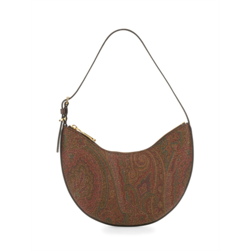 ETRO essential paisley pattern crescent hobo bag