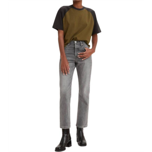 LEVI 501 original chopped jeans in grey