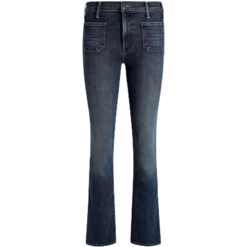 Mother womens the patch pocket insider flood jeans youre a riot