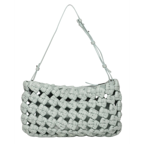 Walter Baker ash leather clutch