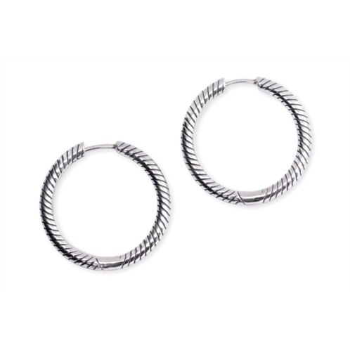 Pandora moments charm hoop earrings