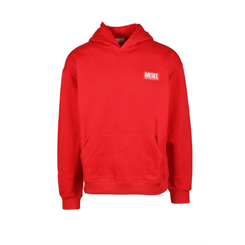 DIESEL red crewneck sweatshirt