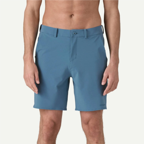 Patagonia hydropeak hybrid walk shorts in still blue