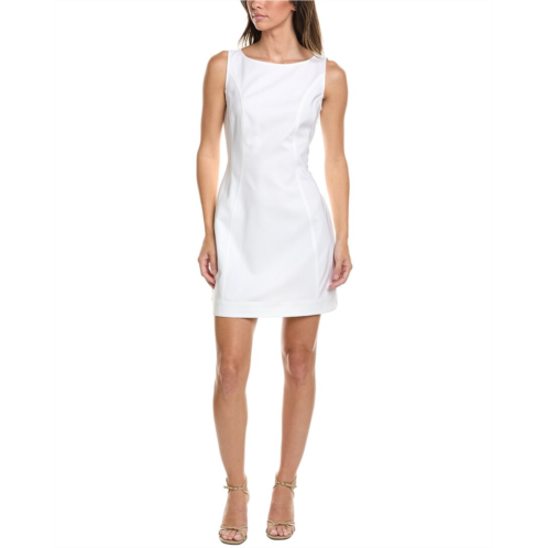kenneth cole boatneck sculpted mini dress