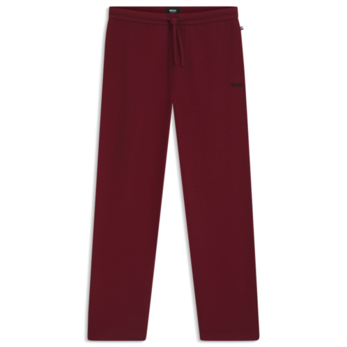 BOSS embroidered-logo pyjama bottoms in a cotton blend