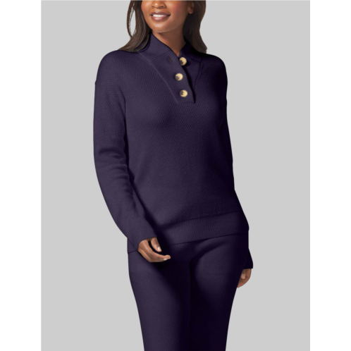 Tommy John womens sweater lounge henley shirts