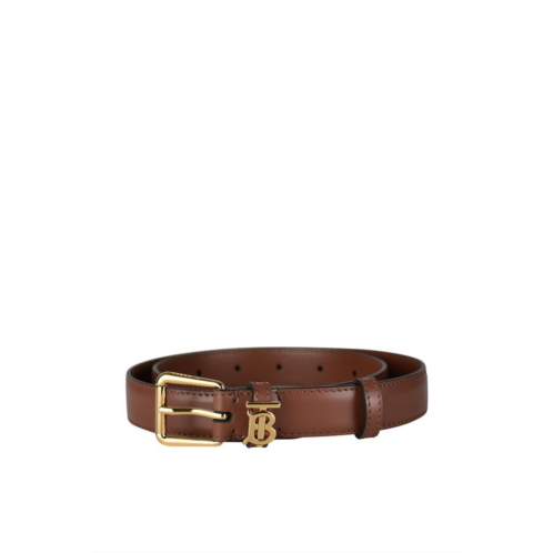 BURBERRY brown leather belt