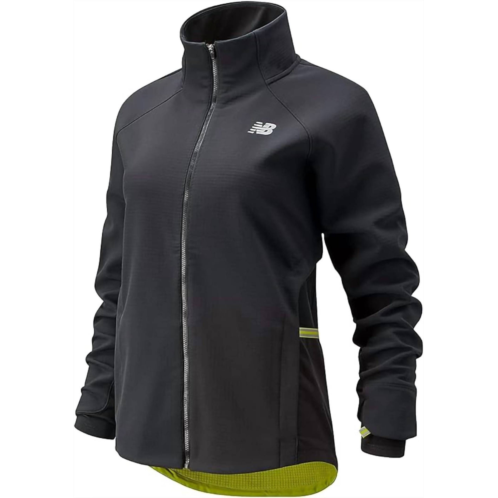 New Balance womens impact run winter jacket in black