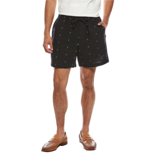 Rag & bone marc linen-blend embroidered short