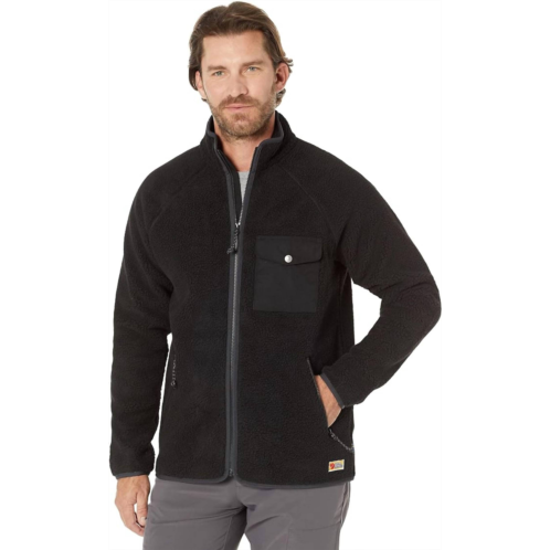 Fjallraven vardag pile fleece jacket in black