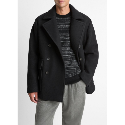 Vince italian wool-blend peacoat
