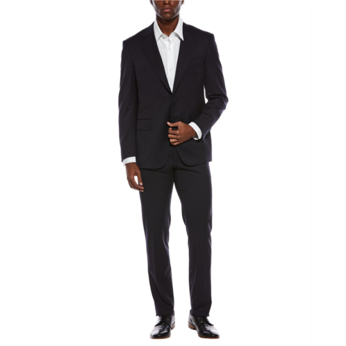 Canali 2pc wool suit with flat front pant
