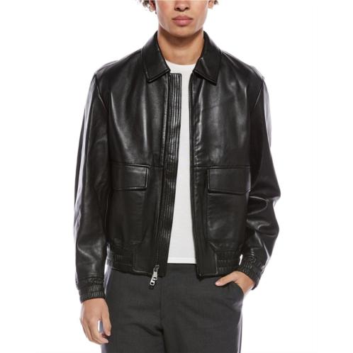 TODD SNYDER leather bomber jacket