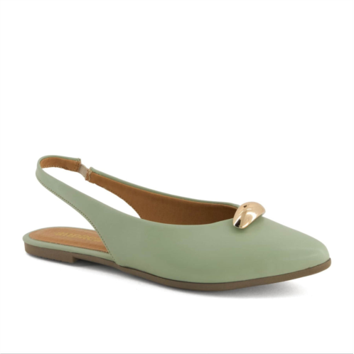 Andrea womens slingback flats