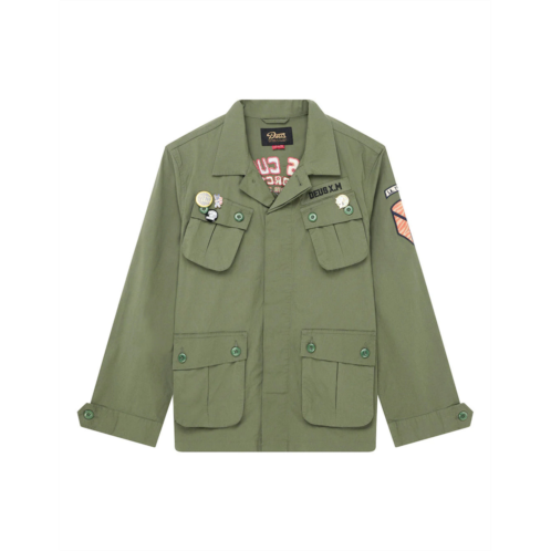 DEUS EX MACHINA pine green power overshirt