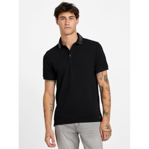 Guess Factory emmanuel rhinestone polo