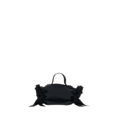 SIMONE ROCHA mini top-handle bag with ribbon details and beaded embroidery