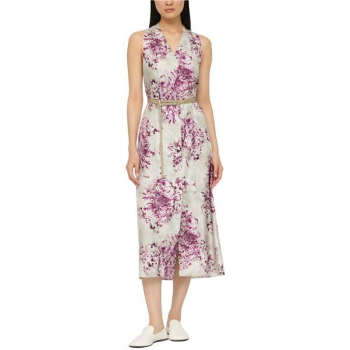 Lafayette 148 New York v-neck midi dress