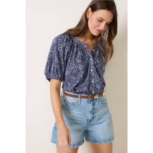 FAHERTY womens voile lettie top