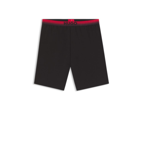 HUGO gradient-waistband pyjama shorts in a cotton blend