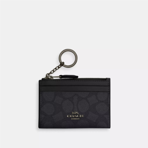 Coach Outlet mini skinny id case in signature canvas