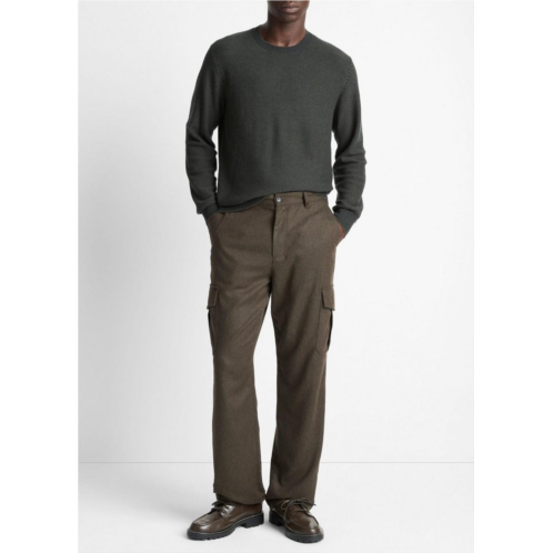 Vince louie relaxed wool flannel cargo pant